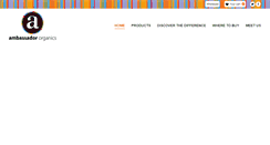 Desktop Screenshot of ambassadororganics.com
